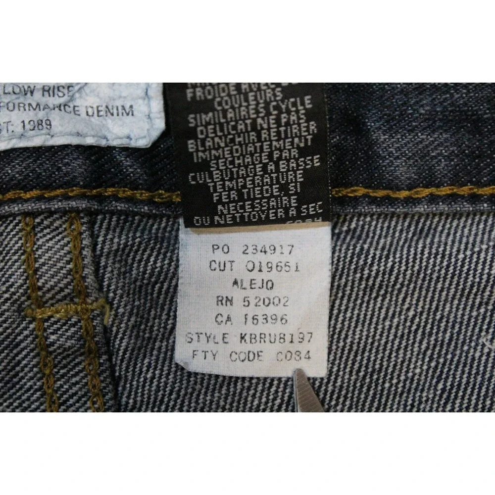 Vintage DKNY Jeans Men's 37x29 (Tag 36x30) Blue Denim Baggy Skater Y2K Loose Fit